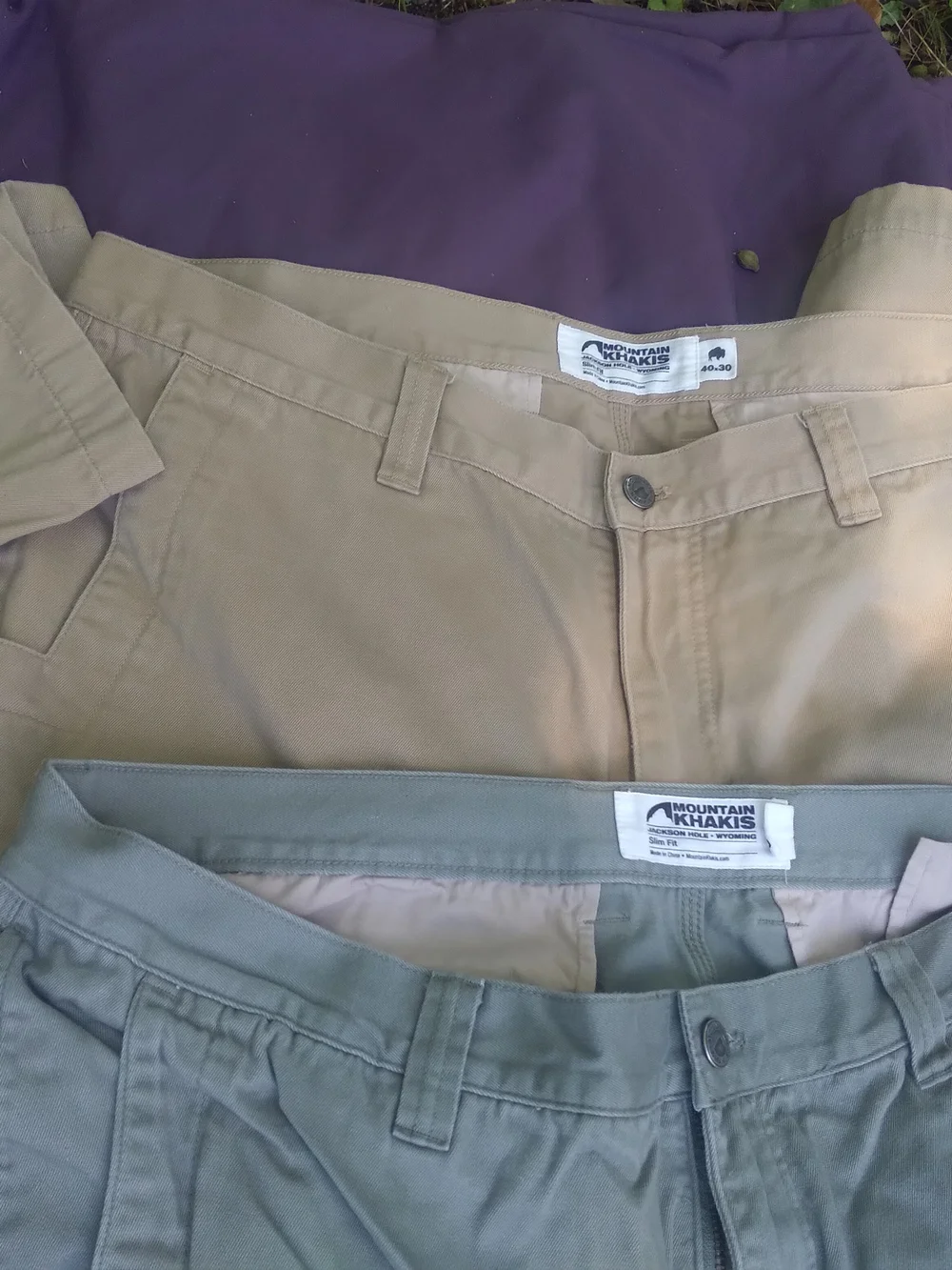 Mountain Khakis Men's Chinos in Tan, Olive, and Light Khaki - Picture 5 of 5